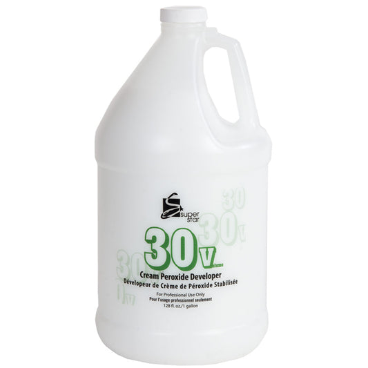 SUPERSTAR CREAM DEVELOPER - 30V 30V 1 gallon Developer SUPER STAR for sacramento, california, barbers, hair stylist, cosmetologist, beauty industry