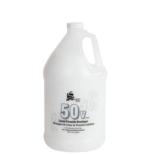 SUPERSTAR CREAM DEVELOPER - 50V 50V 1 gallon Developer SUPER STAR for sacramento, california, barbers, hair stylist, cosmetologist, beauty industry