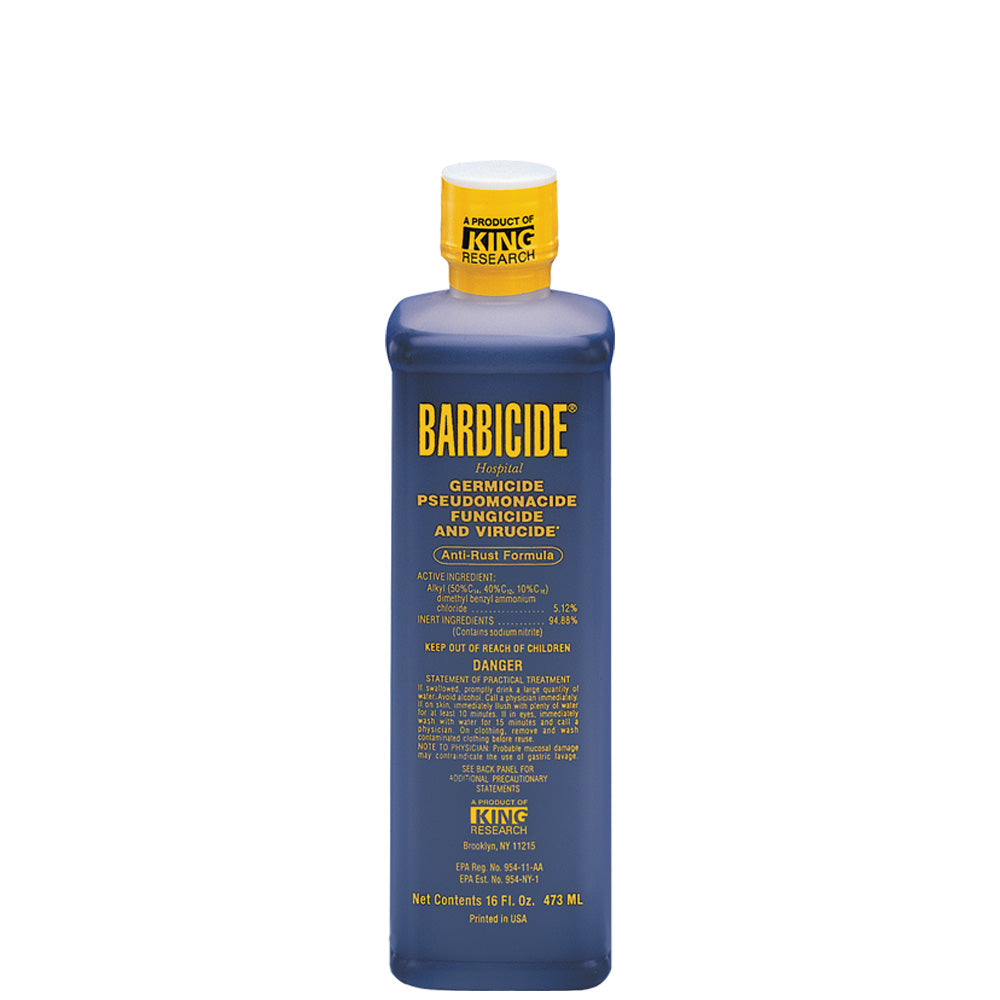 BARBICIDE DISINFECTANT - 16 OZ Disinfectant BARBICIDE for sacramento, california, barbers, hair stylist, cosmetologist, beauty industry