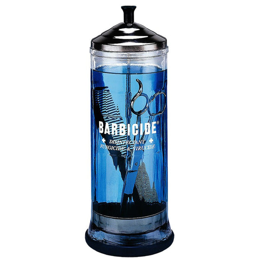 BARBICIDE SANITIZING JAR - LARGE Sanitizing Jar BARBICIDE for sacramento, california, barbers, hair stylist, cosmetologist, beauty industry