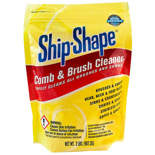 SHIP-SHAPE POWDER COMB & BRUSH CLEANER - 2 LBS Maintenance SHIP-SHAPE for sacramento, california, barbers, hair stylist, cosmetologist, beauty industry