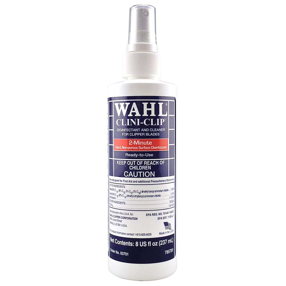 WAHL CLINI CLIP DISINFECTANT SPRAY - 8 OZ