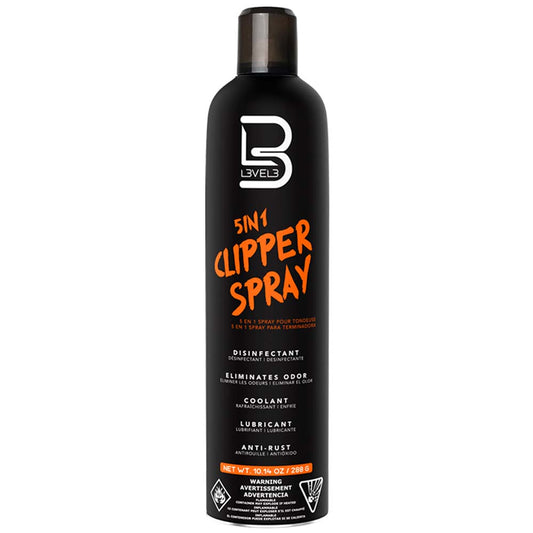 L3VEL3 5-IN-1 CLIPPER SPRAY - 9.73 OZ Maintenance L3VEL3 for sacramento, california, barbers, hair stylist, cosmetologist, beauty industry