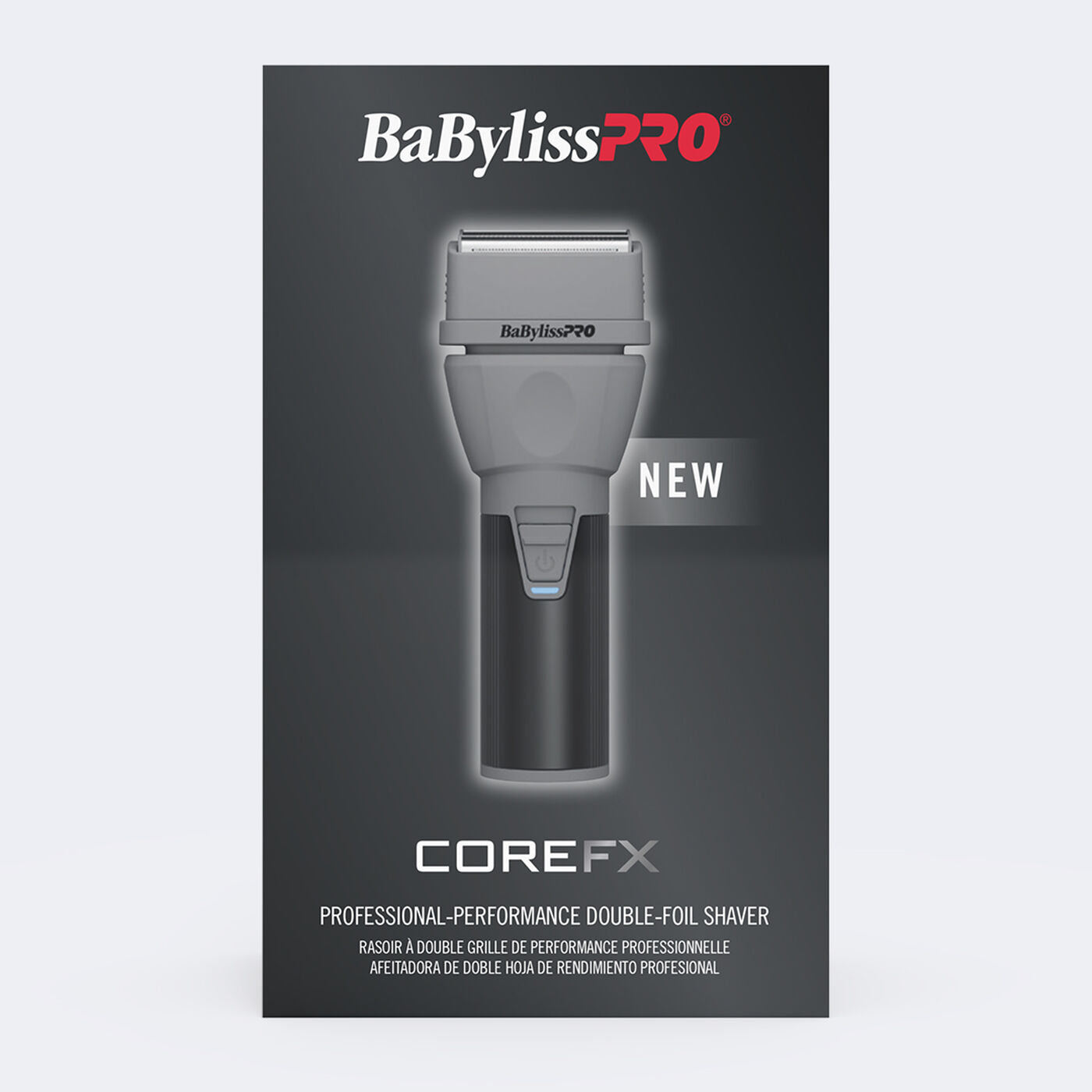 BABYLISSPRO COREFX DOUBLE FOIL SHAVER - GRAY Shaver BABYLISSPRO for sacramento, california, barbers, hair stylist, cosmetologist, beauty industry