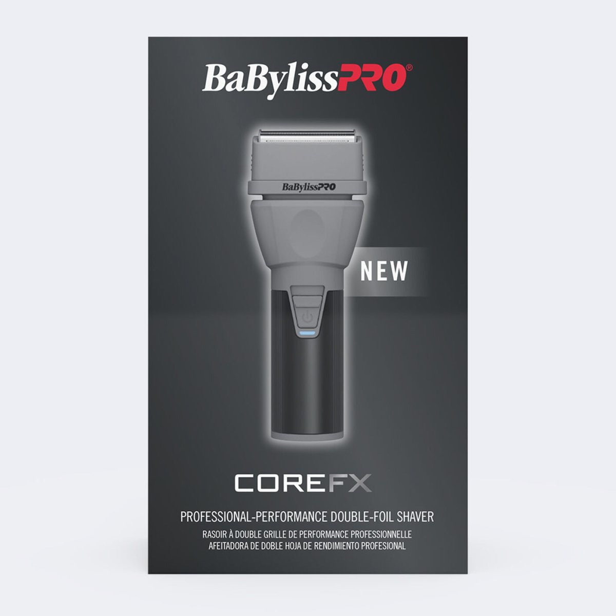 BABYLISSPRO COREFX DOUBLE FOIL SHAVER - GRAY Shaver BABYLISSPRO for sacramento, california, barbers, hair stylist, cosmetologist, beauty industry