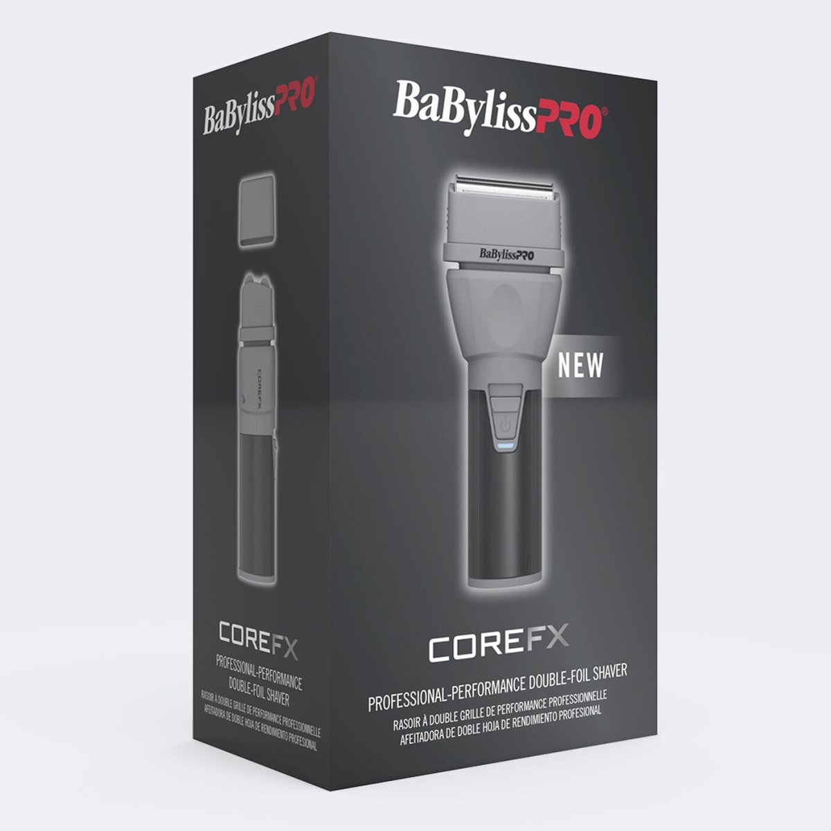 BABYLISSPRO COREFX DOUBLE FOIL SHAVER - GRAY Shaver BABYLISSPRO for sacramento, california, barbers, hair stylist, cosmetologist, beauty industry
