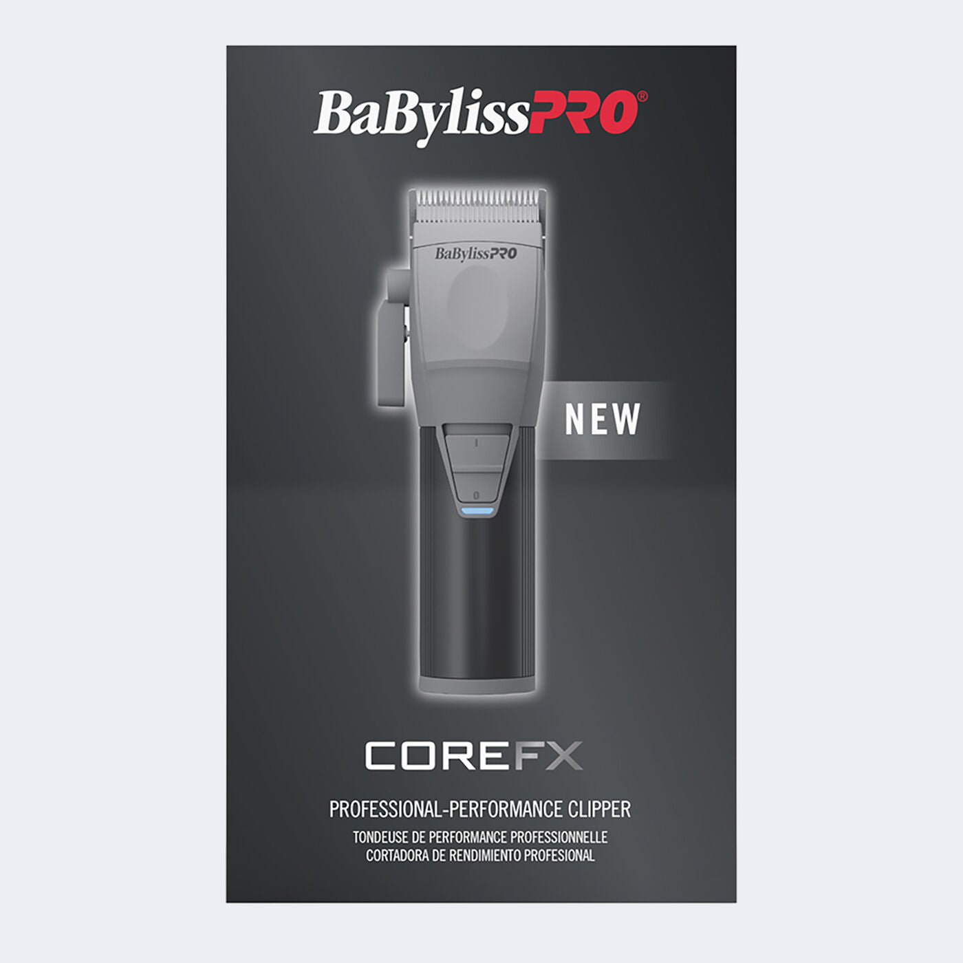 BABYLISSPRO COREFX CLIPPER - GRAY Clipper BABYLISSPRO for sacramento, california, barbers, hair stylist, cosmetologist, beauty industry