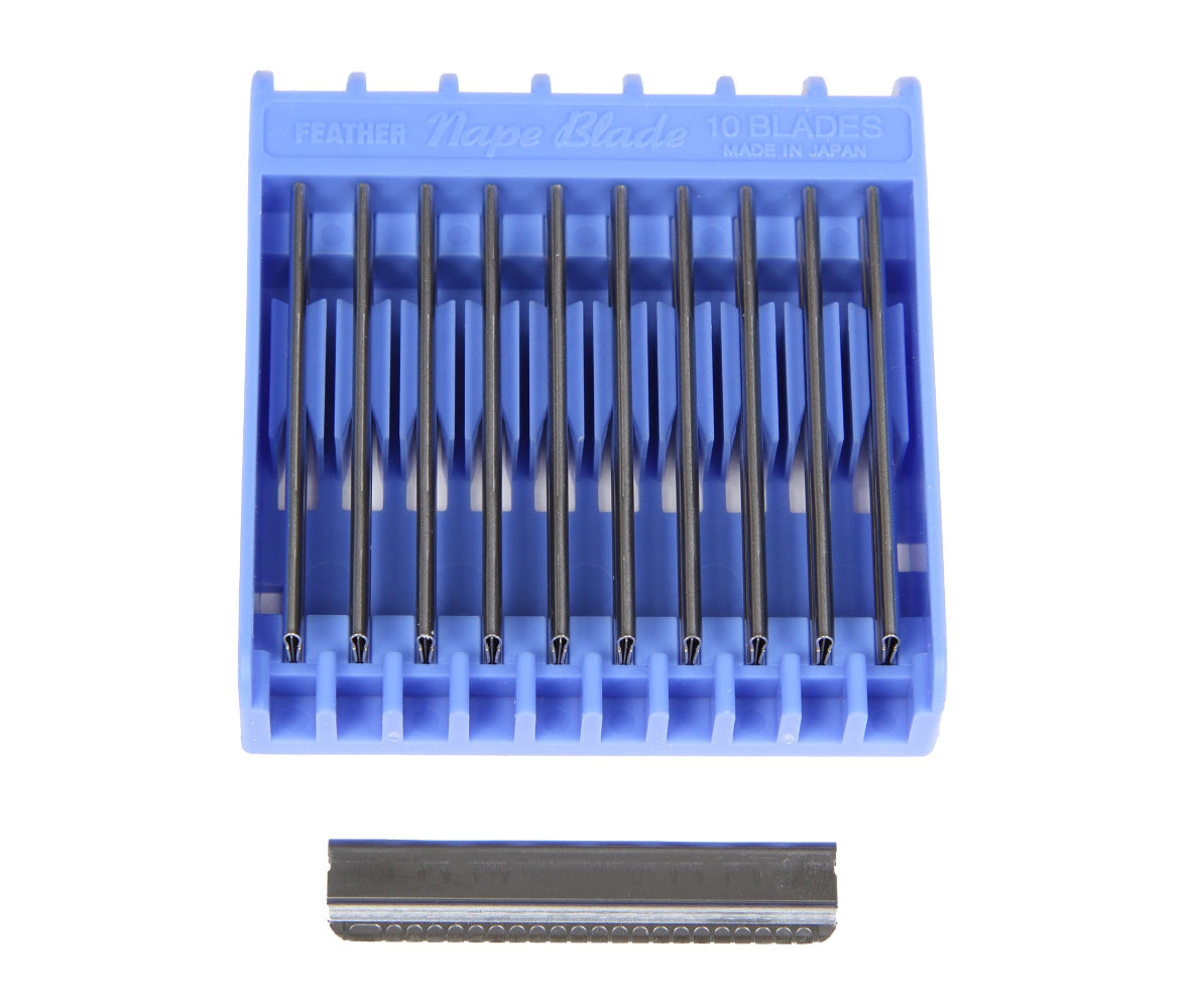 JATAI FEATHER NAPE BLADE - 10 PC Hair Shaper Blade JATAI for sacramento, california, barbers, hair stylist, cosmetologist, beauty industry