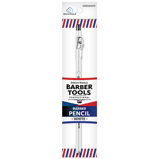 DREAM WORLD BARBER DESIGN PENCIL White Color Pencil DREAM WORLD for sacramento, california, barbers, hair stylist, cosmetologist, beauty industry