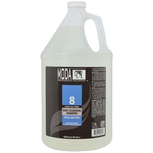 MODA SHAMPOO - DEEP CLARIFYING 1 GALLON Shampoo CHEMCO for sacramento, california, barbers, hair stylist, cosmetologist, beauty industry