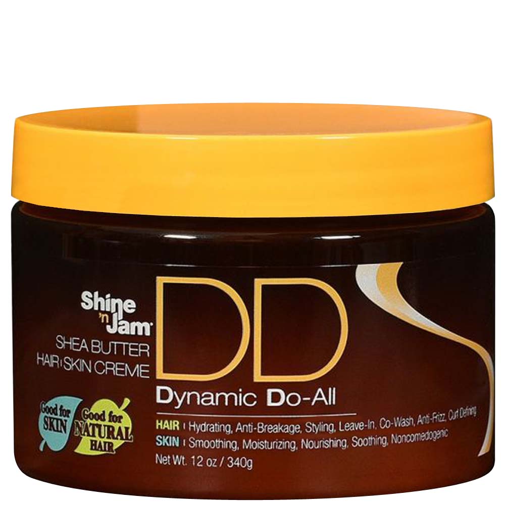 SHINE 'N JAM DYNAMIC DO-ALL SHEA BUTTER HAIR SKIN CREME - 12 OZ