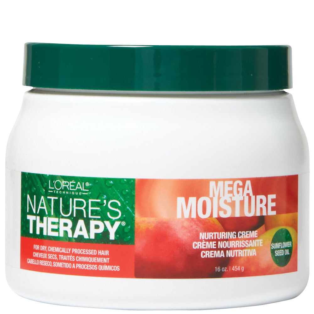 L'OREAL NATURE'S THERAPY MEGA MOISTURE NURTURING CREME - 16 OZ