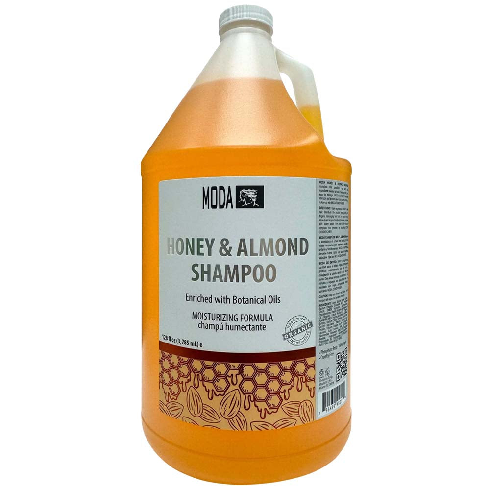 MODA SHAMPOO - HONEY ALMOND 1 GALLON