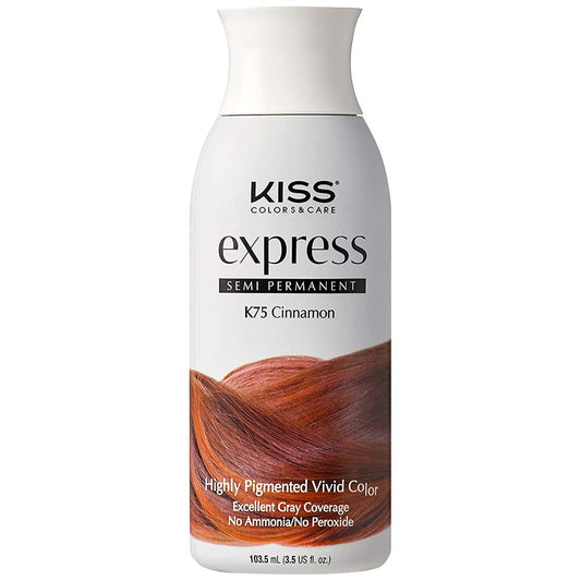 KISS EXPRESS SEMI PERMANENT HAIR COLOR - K75 CINNAMON