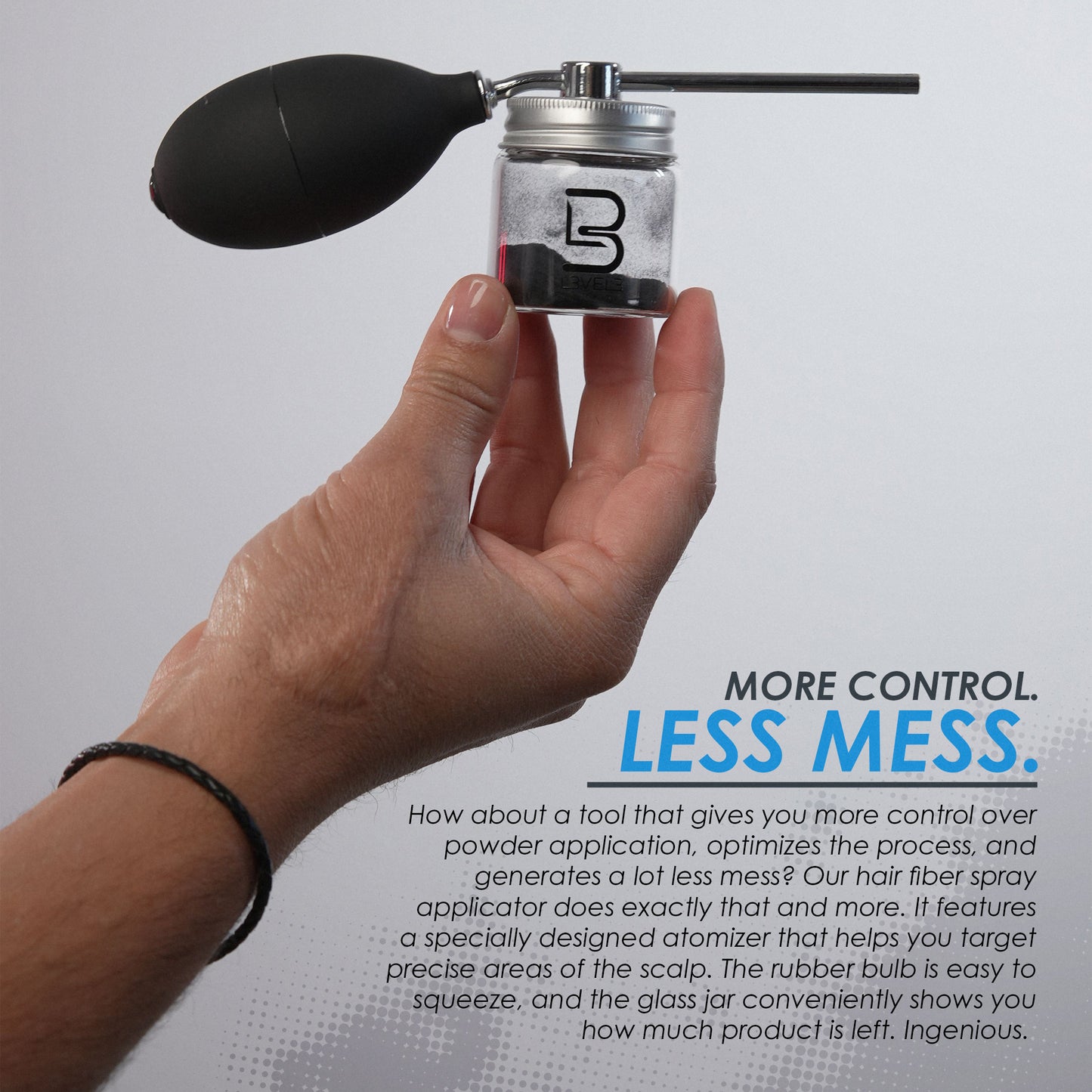 L3VEL3 HAIR FIBER APPLICATOR PUMP