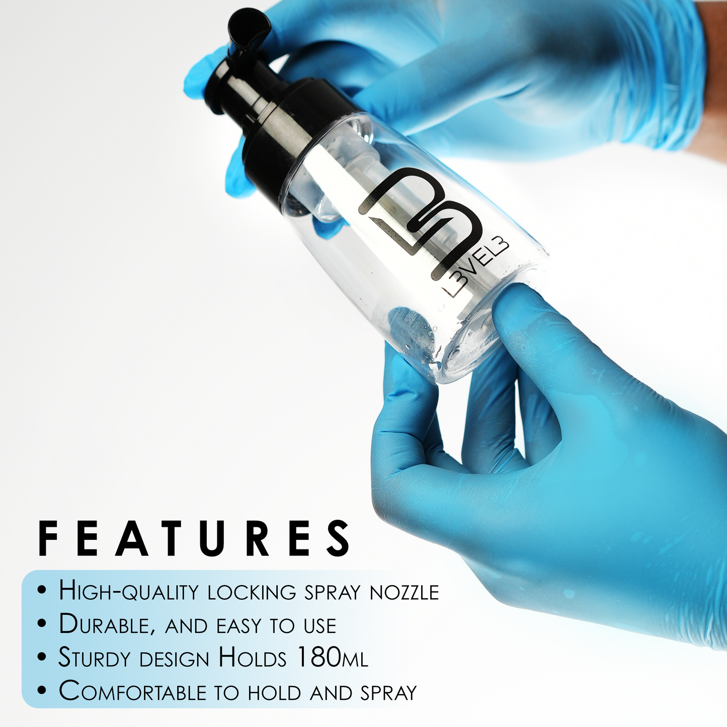 L3VEL3 POWDER SPRAY BOTTLE - 6 OZ