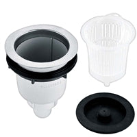 complete shampoo bowl plasticl strainer drain assembly