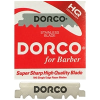 dorco single edge straight razor blades - 100 pc