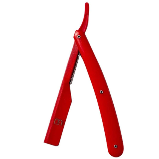 L3VEL3 STRAIGHT RAZOR Red Straight Razor L3VEL3 for sacramento, california, barbers, hair stylist, cosmetologist, beauty industry