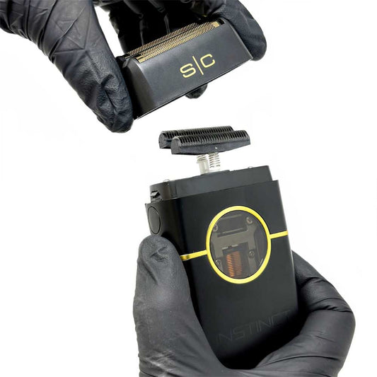 STYLECRAFT METAL INSTINCT SHAVER HEAD & CUTTER - BLACK Shaver Head STYLECRAFT for sacramento, california, barbers, hair stylist, cosmetologist, beauty industry