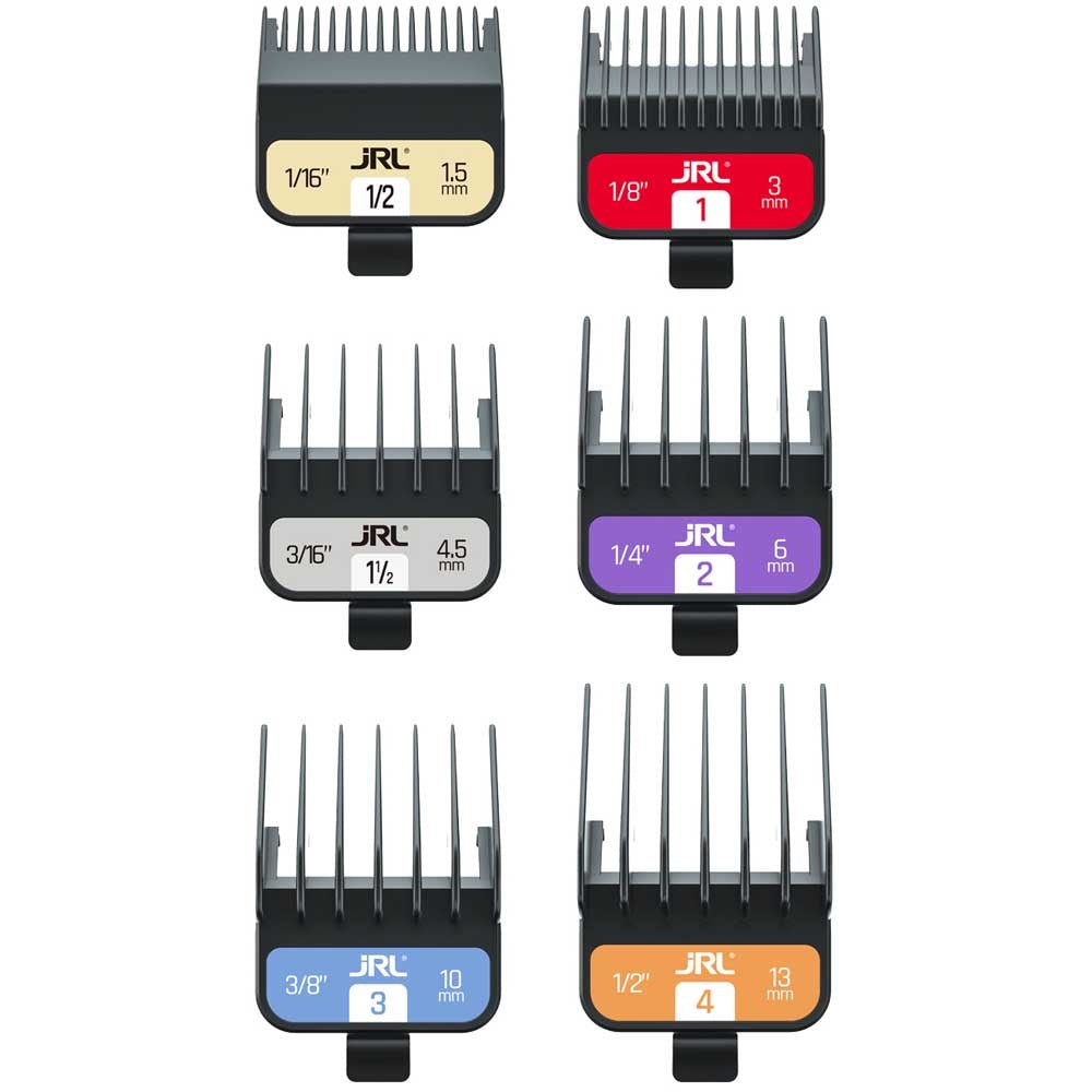 JRL DOUBLE MAGNETIC CLIPPER GUARD - 6 PC Clipper Guard JRL for sacramento, california, barbers, hair stylist, cosmetologist, beauty industry