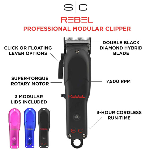 STYLECRAFT REBEL SUPER TORQUE CLIPPER Clipper STYLECRAFT for sacramento, california, barbers, hair stylist, cosmetologist, beauty industry