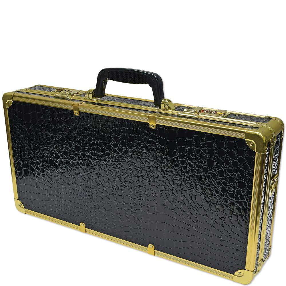 SCALPMASTER BARBER TOOL STORAGE CASE - GOLD