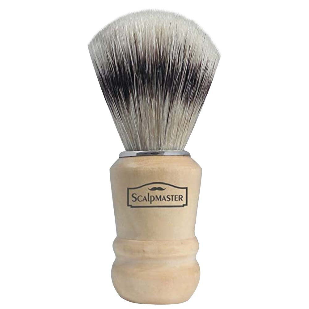 SCALPMASTER BOAR BRISTLE SHAVING BRUSH