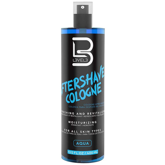 L3VEL3 AFTER SHAVE COLOGNE SPRAY - AQUA 13.5 OZ After Shave L3VEL3 for sacramento, california, barbers, hair stylist, cosmetologist, beauty industry