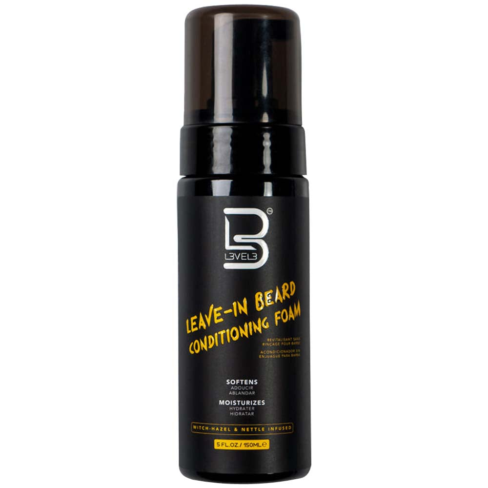 L3VEL3 LEAVE-IN BEARD CONDITIONING FOAM - 5 OZ Beard Care L3VEL3 for sacramento, california, barbers, hair stylist, cosmetologist, beauty industry