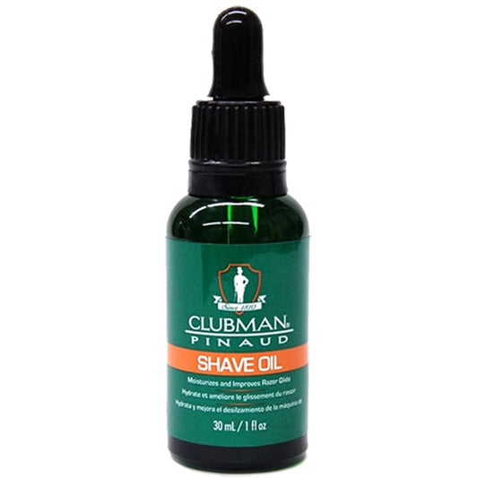 CLUBMAN SHAVE OIL - 1 OZ Shaving CLUBMAN PINAUD for sacramento, california, barbers, hair stylist, cosmetologist, beauty industry