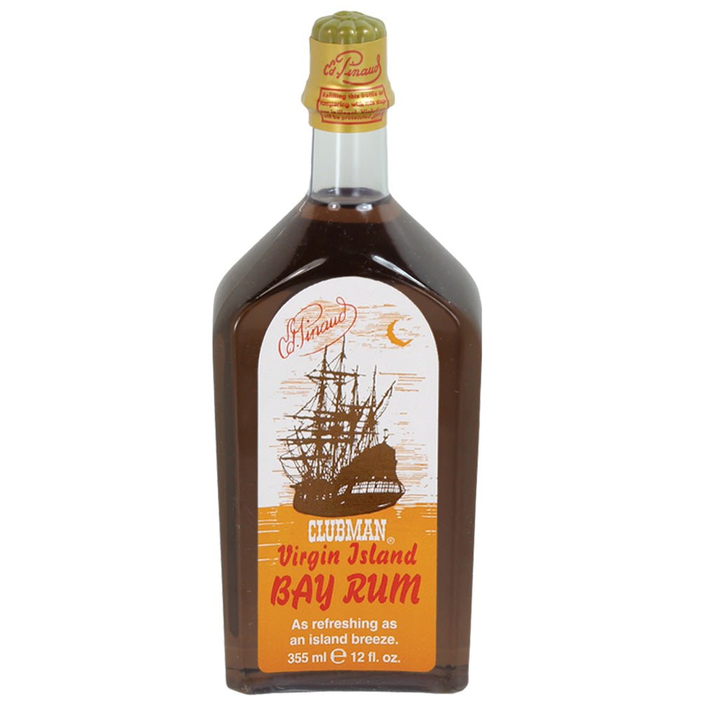 CLUBMAN VIRGIN ISLAND BAY RUM AFTER SHAVE LOTION - 12 OZ After Shave CLUBMAN PINAUD for sacramento, california, barbers, hair stylist, cosmetologist, beauty industry