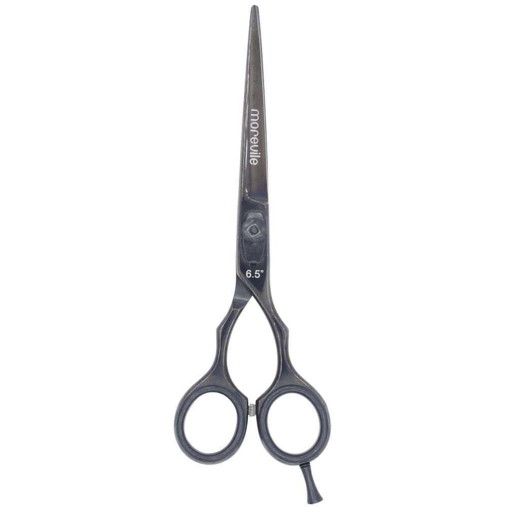 MOREVILE BARBER SHEAR - 6 1/2" RUSTIC BLACK Shear MOREVILE for sacramento, california, barbers, hair stylist, cosmetologist, beauty industry