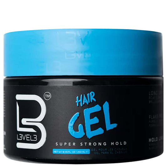 L3VEL3 HAIR GEL 8.45 oz Hair Gel L3VEL3 for sacramento, california, barbers, hair stylist, cosmetologist, beauty industry