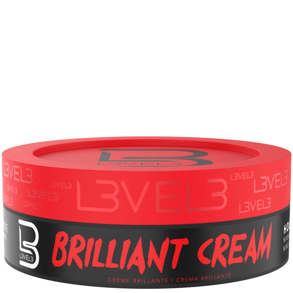 L3VEL3 BRILLIANT HAIR CREAM - 5.07 OZ Hair Cream L3VEL3 for sacramento, california, barbers, hair stylist, cosmetologist, beauty industry