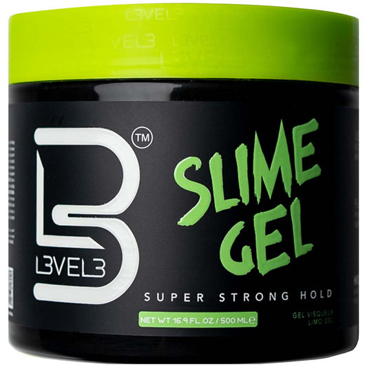 L3VEL3 SLIME HAIR GEL 16.9 oz Hair Gel L3VEL3 for sacramento, california, barbers, hair stylist, cosmetologist, beauty industry