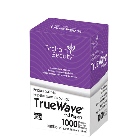 GRAHAM BEAUTY TRUE WAVE END PAPERS - JUMBO 1000 SHEETS Hair Perm GRAHAM for sacramento, california, barbers, hair stylist, cosmetologist, beauty industry