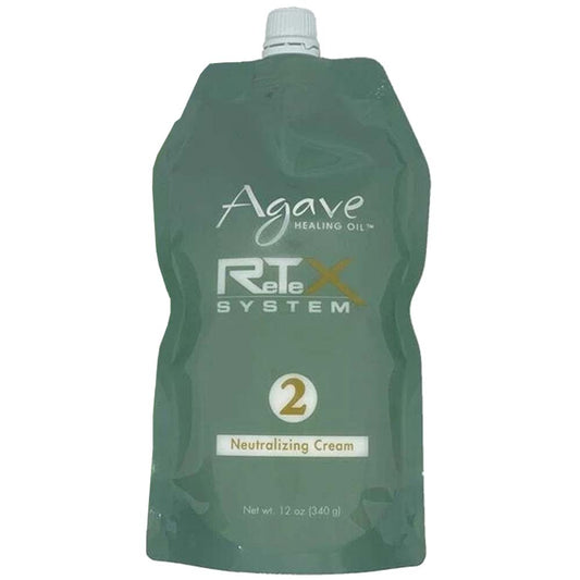 AGAVE RETEX SYSTEM PERMANENT STRAIGHTENER #2 NEUTRALIZING CREAM - 12 OZ Chemical Straighener AGAVE