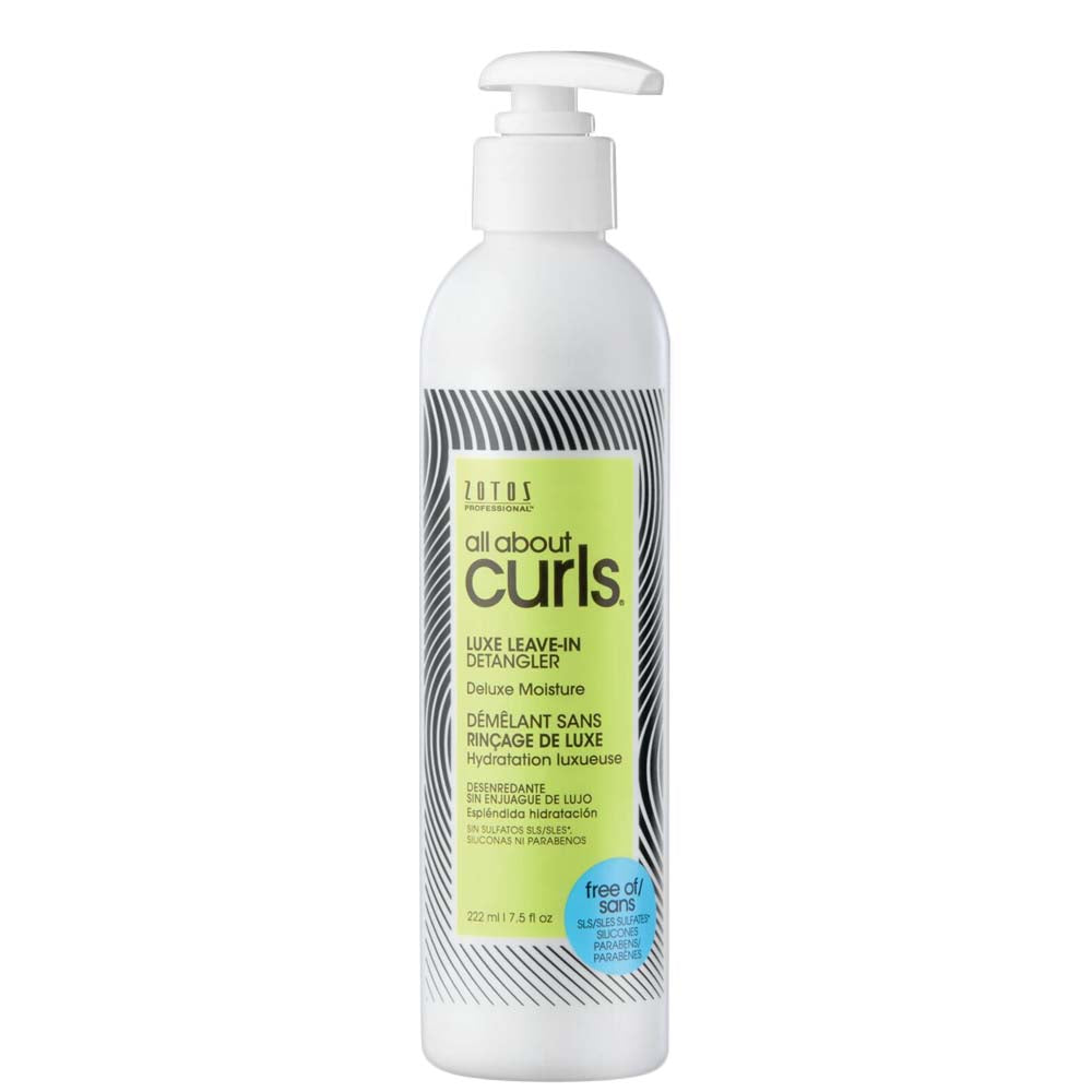 ZOTOS ALL ABOUT CURLS LUXE LEAVE-IN DETANGLER - 7.5 OZ Hair Treatment ZOTOS for sacramento, california, barbers, hair stylist, cosmetologist, beauty industry