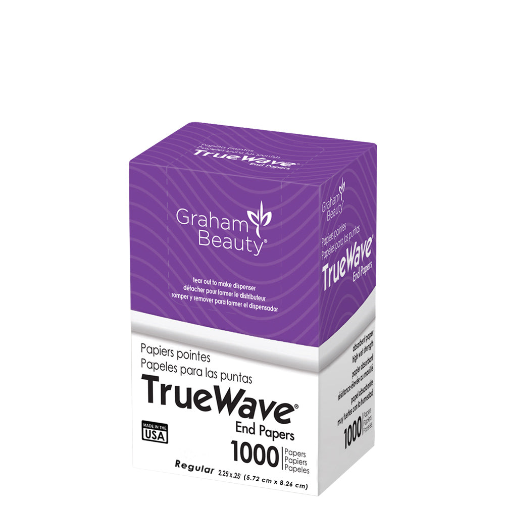 GRAHAM BEAUTY TRUE WAVE END PAPERS - REGULAR 1000 SHEETS