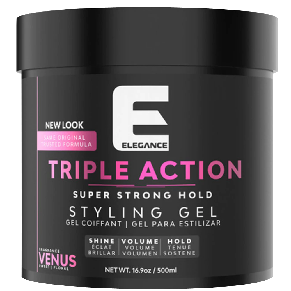 ELEGANCE TRIPLE ACTION HAIR GEL - VENUS 500ML