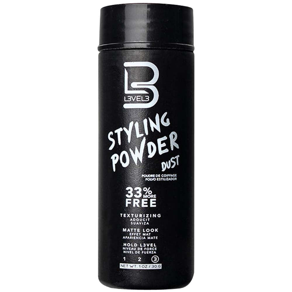 L3VEL3 STYLING TEXTURIZING POWDER DUST - 1 OZ Hair Powder L3VEL3 for sacramento, california, barbers, hair stylist, cosmetologist, beauty industry