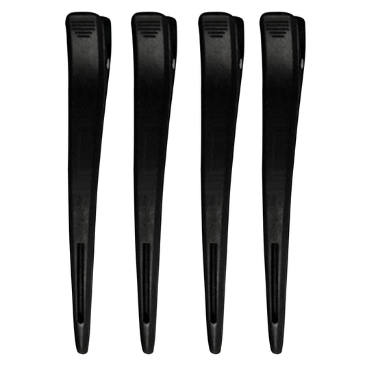SOFT 'N STYLE HEAT RESISTANT CARBON CLIPS - 4 PC Hair Clip SOFT N STYLE for sacramento, california, barbers, hair stylist, cosmetologist, beauty industry