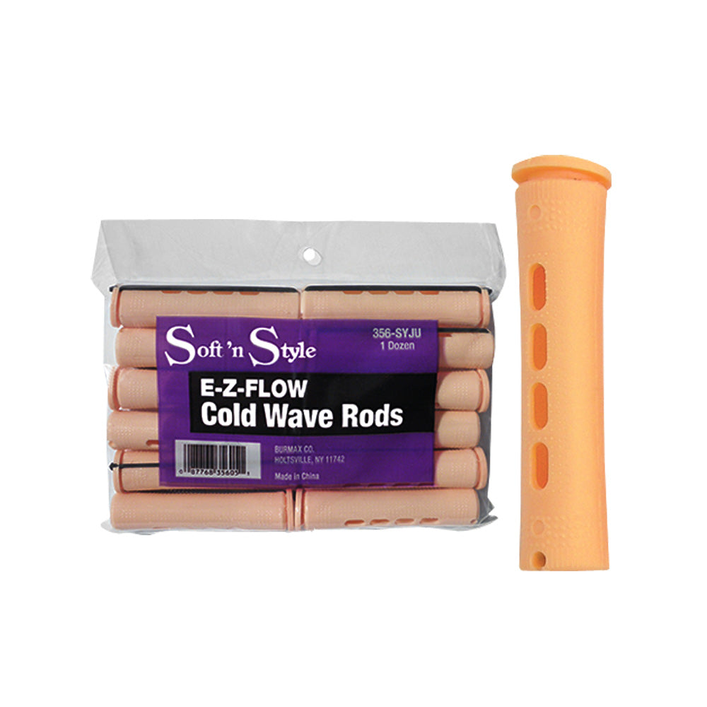 SOFT 'N STYLE E-Z-FLOW COLD WAVE RODS - JUMBO SANDY Hair Rod SOFT N STYLE for sacramento, california, barbers, hair stylist, cosmetologist, beauty industry