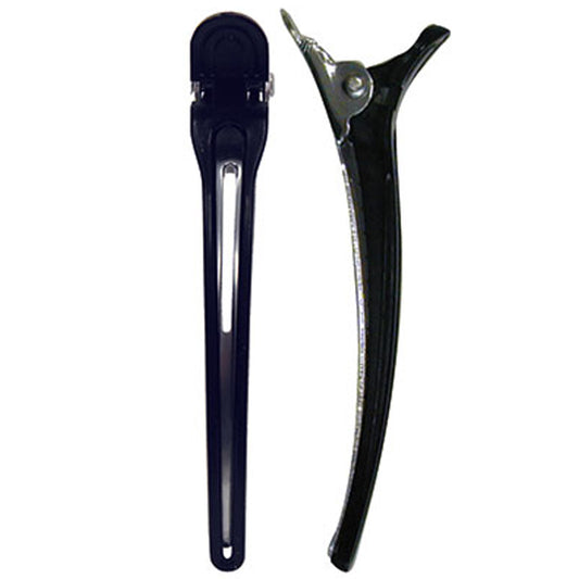 SOFT 'N STYLE 4" PLASTIC & METAL DUCK BILL CLIP - 4 PC Hair Clip SOFT N STYLE for sacramento, california, barbers, hair stylist, cosmetologist, beauty industry