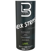 L3VEL3 NECK STRIP ROLL - 500 PC Neck Strip L3VEL3 for sacramento, california, barbers, hair stylist, cosmetologist, beauty industry