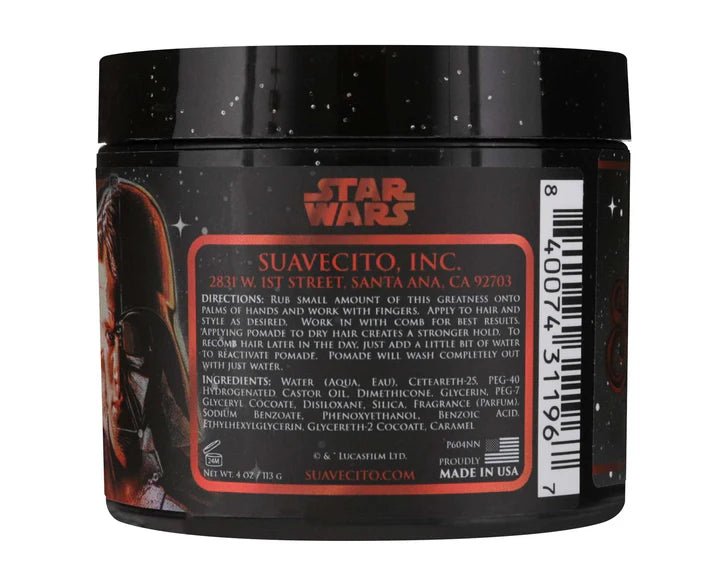 SUAVECITO STAR WARS ANAKIN SKYWALKER ORIGINAL HOLD POMADE - 4 OZ Hair Pomade SUAVECITO for sacramento, california, barbers, hair stylist, cosmetologist, beauty industry