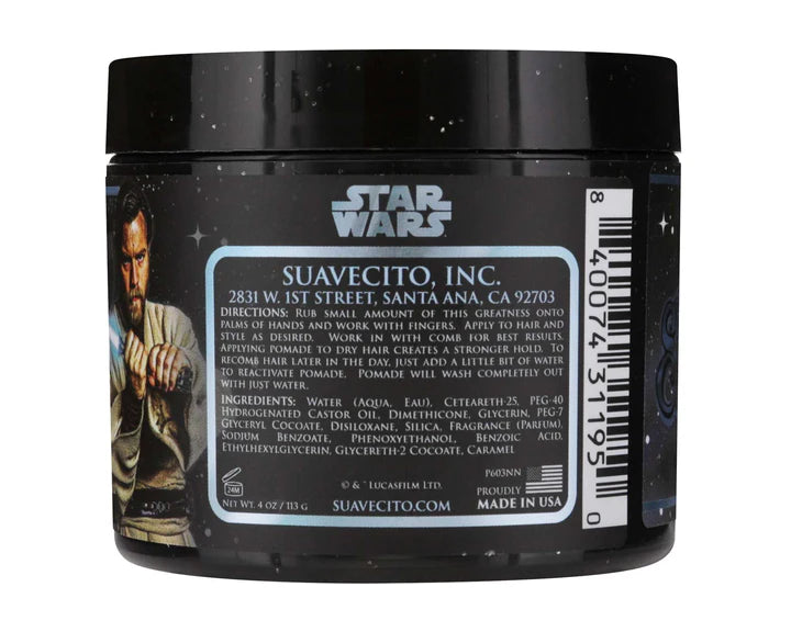 SUAVECITO STAR WARS OBI-WAN KENOBI ORIGINAL HOLD POMADE - 4 OZ