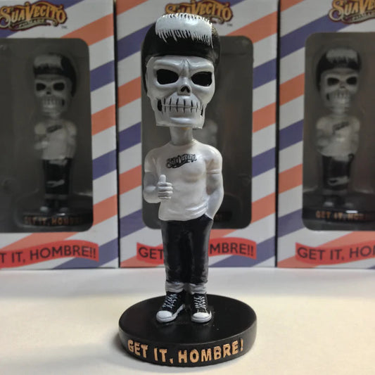 SUAVECITO BOBBLE HEAD Bobblehead SUAVECITO for sacramento, california, barbers, hair stylist, cosmetologist, beauty industry