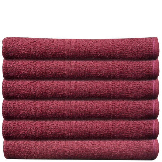 PARTEX EDGE TOWEL 16" X 27" Brick Red Towel PARTEX for sacramento, california, barbers, hair stylist, cosmetologist, beauty industry